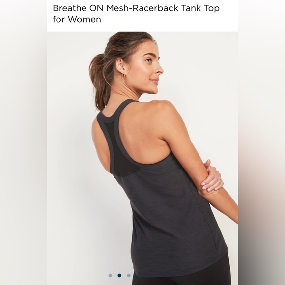 ❗️CLEAROUT❗️NWT! OLD NAVY ACTIVE Breathe tie-dye mesh racerback TANK TOP Size XS - Picture 7 of 7